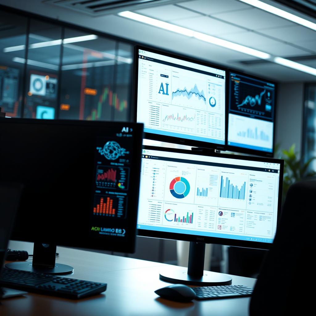 AI-Powered Cybersecurity Visual